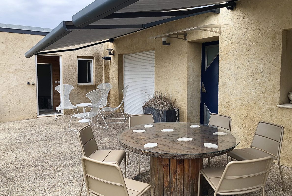 Terrasse grande capacité